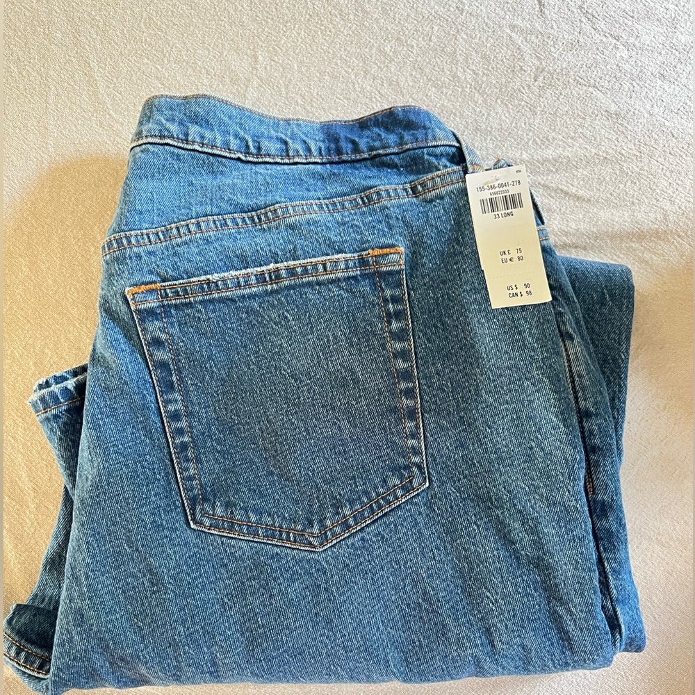 Abercrombie & Fitch Jeans - Low Rise Baggy Sz. 33 16Long.